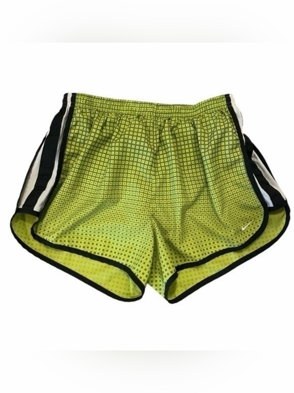 Nike Dri-Fit Shorts women's Med Green elastic drawstring